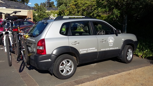 Cycle Africa Tours Service Vehicle