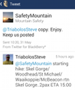 Tweet safe mountain